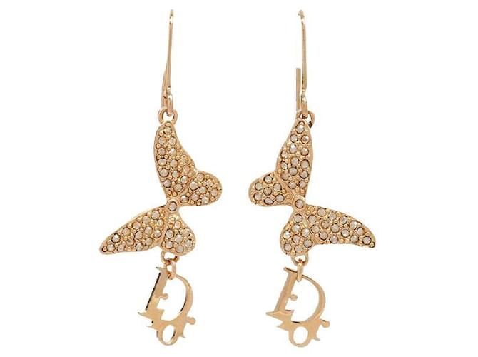 dior butterfly earrings