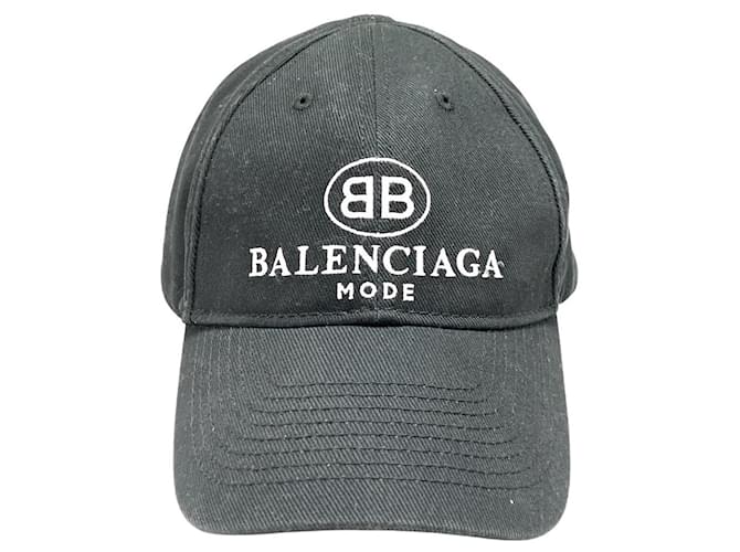 Algebra Schuldenaar Zogenaamd Balenciaga Hat Black Cotton ref.433874 - Joli Closet