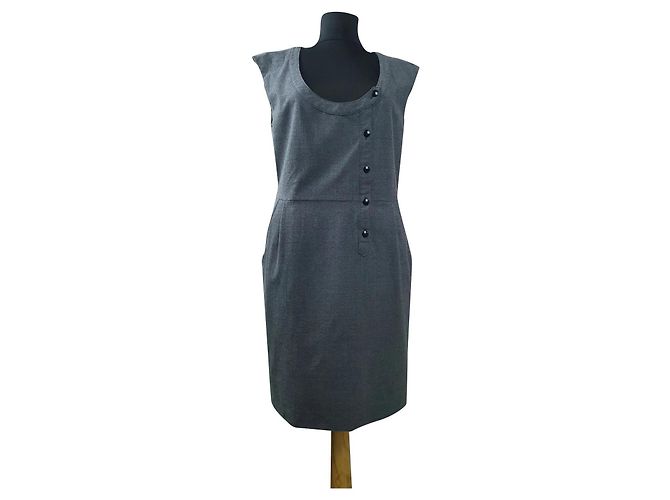 Filippa K Kleid aus Wolle Grau M