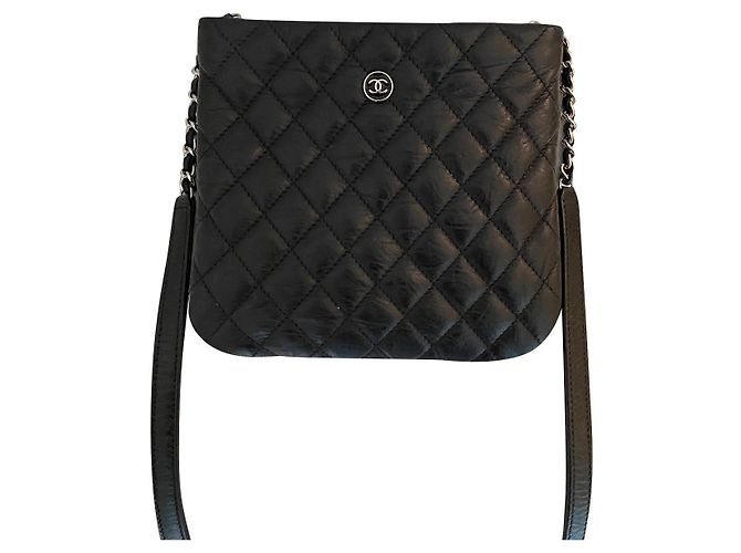 Chanel uniform crossbody bag Black