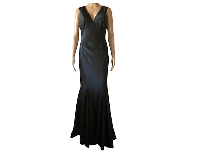 Karen Millen Robes Elasthane Polyamide Noir  ref.434912