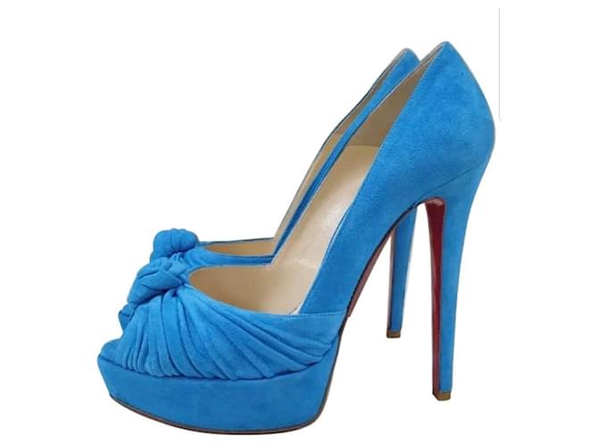 louboutin blaue sohle