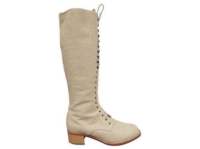 Botas Elizabeth stuart p 37 Bege