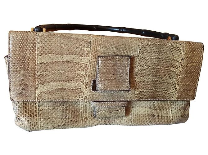 Gucci bamboo vintage python bag Multiple colors