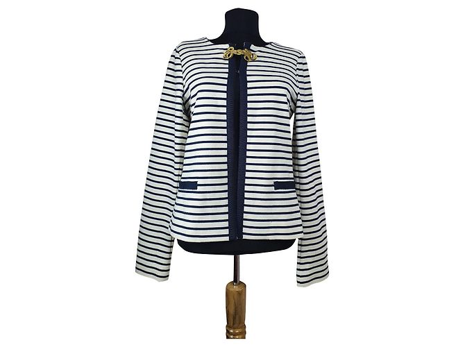 Blazer Liu.Jo Rayé Blanc et Bleu