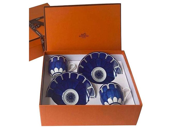 Hermès Sonstiges Weiß Blau