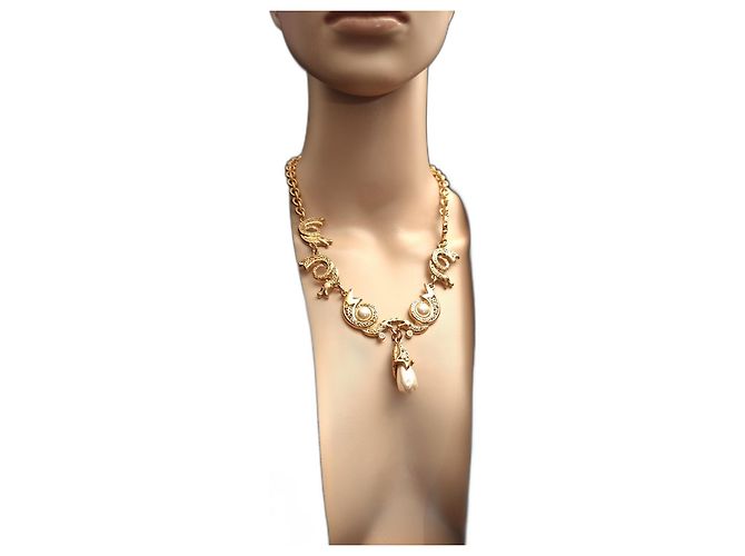 Guy Laroche Halskette Gold Seeschlange Golden
