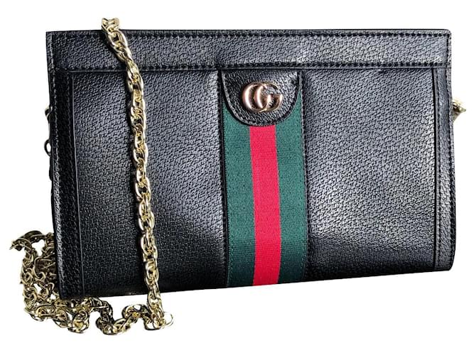 Gucci Ophidia Black Leather  ref.435286