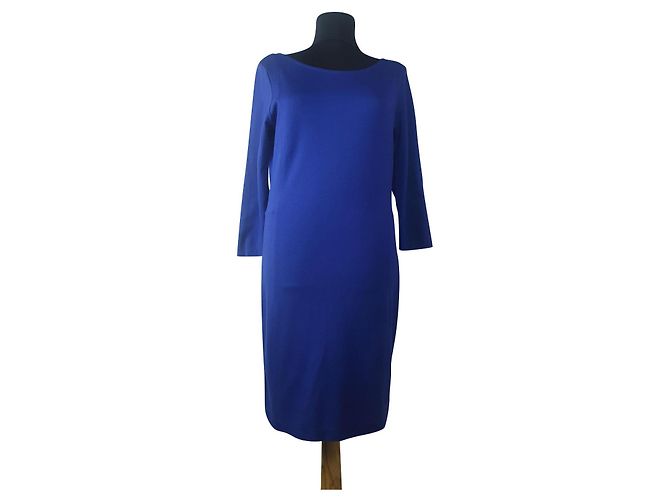 Filippa K Tailored Jersey Kleid Blau