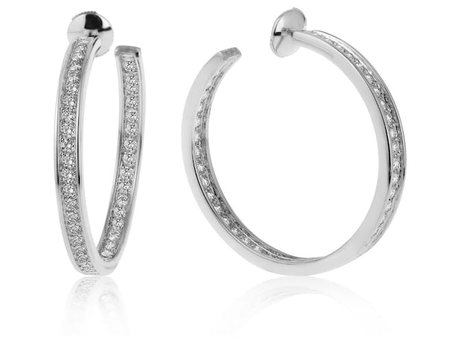 Cartier Hoop diamond earrings