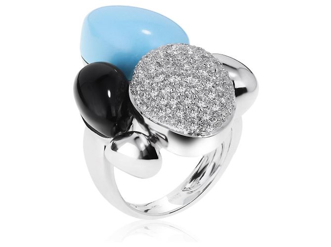 Anello Ikebana Turchese Roberto Coin