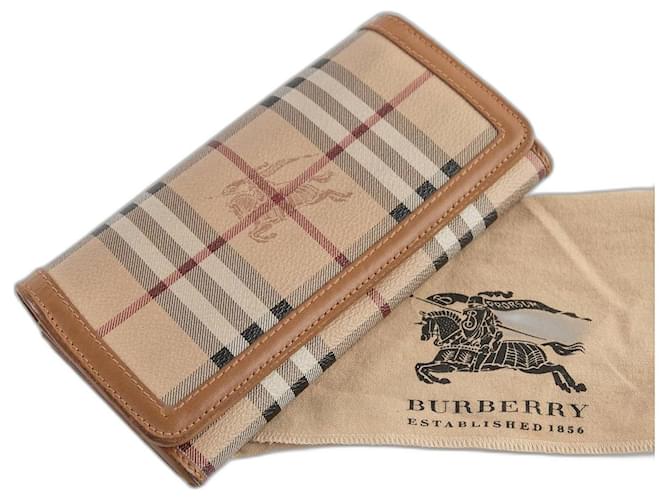 burberry wallet Beige  ref.436443