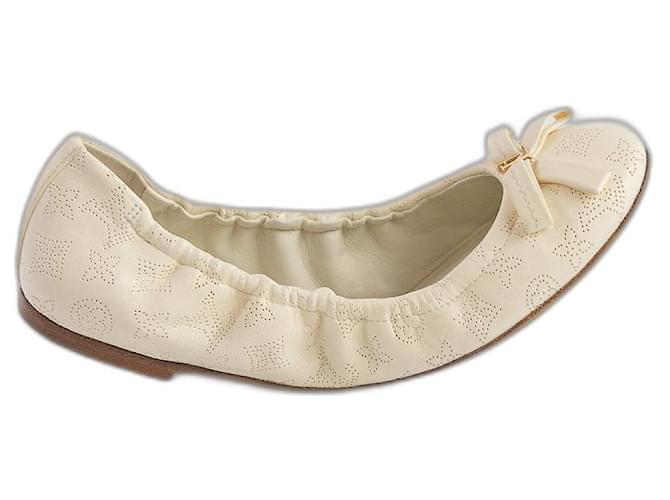 Zapatillas de ballet Louis Vuitton Blanco  ref.436543