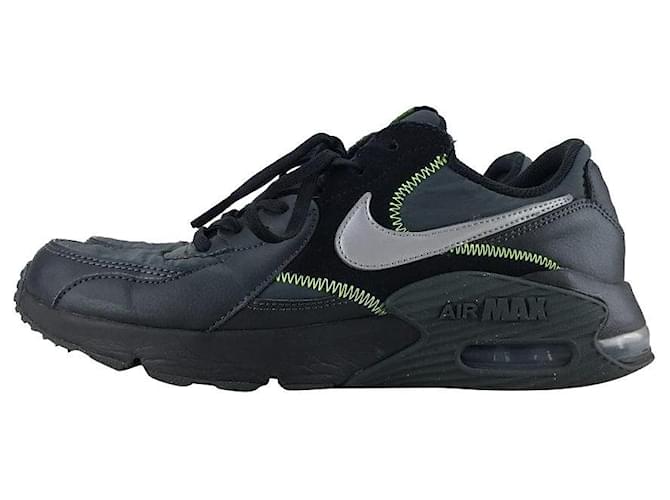 Nike Basket Coton Noir  ref.436796