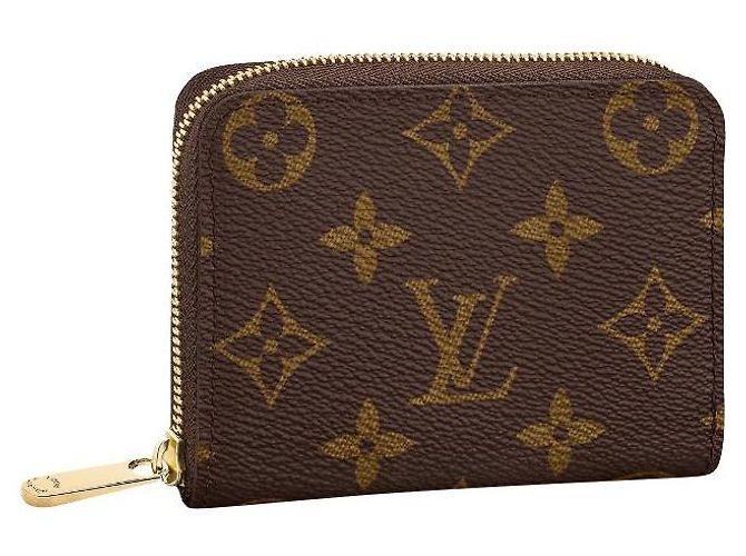 Louis Vuitton LV zippy coin monogram Brown