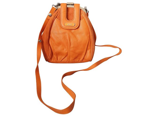 Autre Marque Mimco Mini Tasche Orange Leder