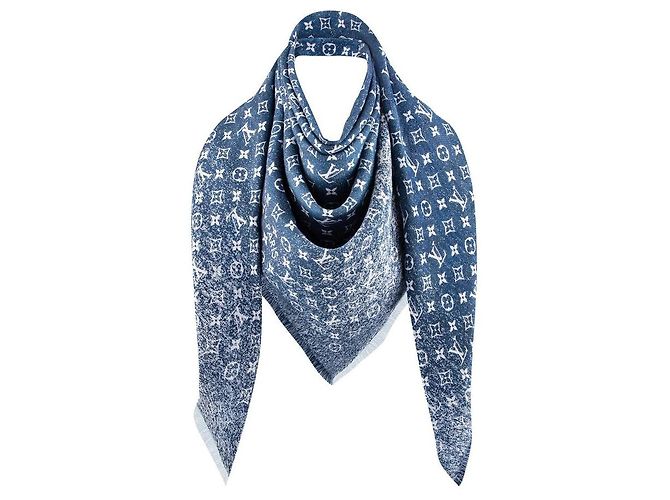 Louis Vuitton LV Shawl Denim neu Blau