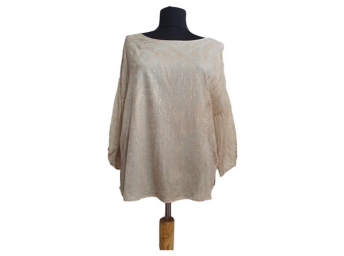 Day Birger & Mikkelsen Bluse Golden und Grau Viscose