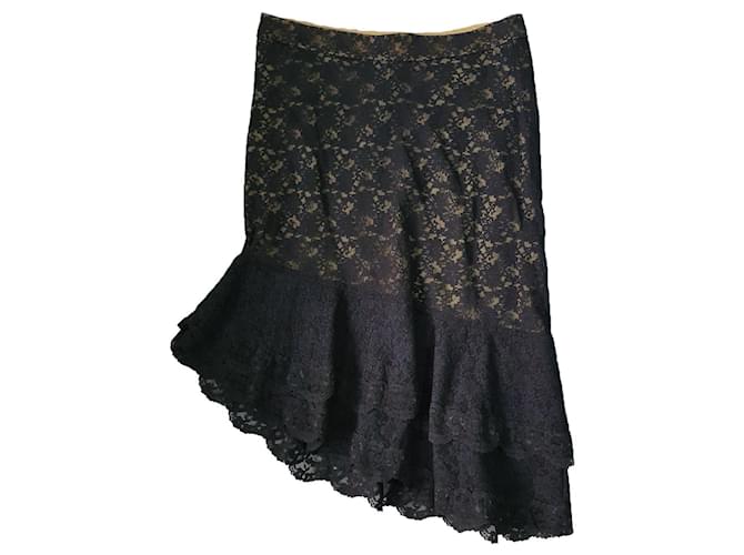 Maje Skirts Black Elastane Polyamide  ref.437228