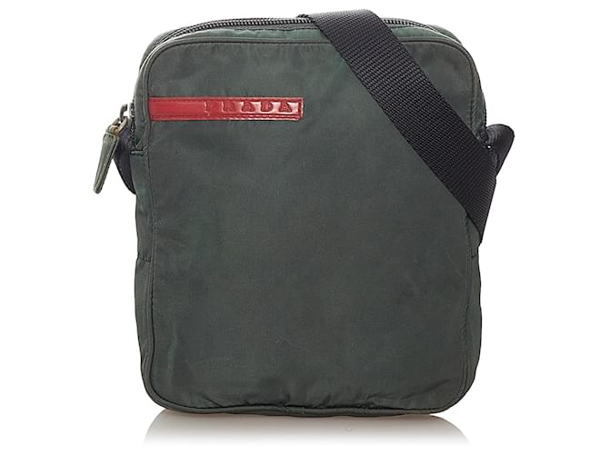 Prada Tessuto Nylon Sport Mini Shoulder Bag Black