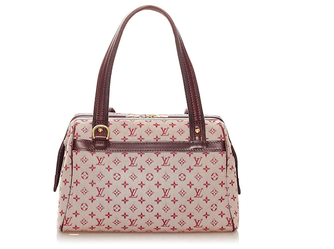 Louis Vuitton Red Monogram Mini Lin Josephine Shoulder Bag PM