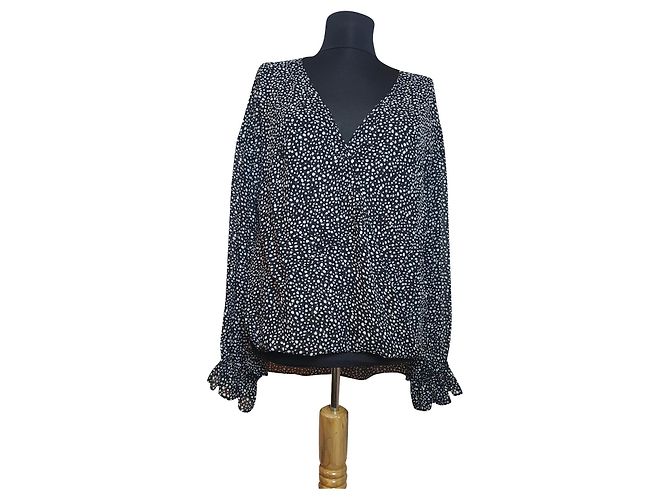 All Saints Bluse Schwarz Größe M