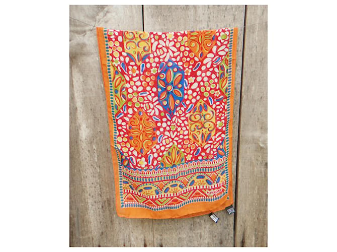 foulard en soie Missoni Multicolore  ref.438265