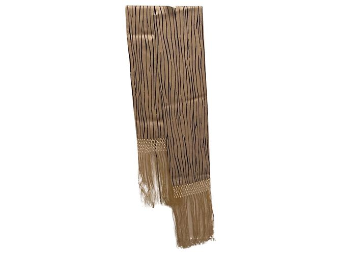 Pañuelo de seda Balenciaga Beige