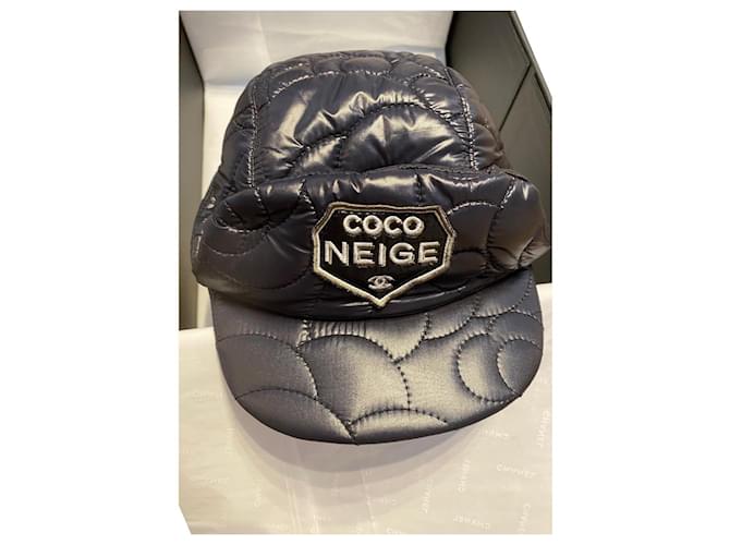 Chanel Chapka Coco Neige Taille S . Neuve Noir  ref.438508