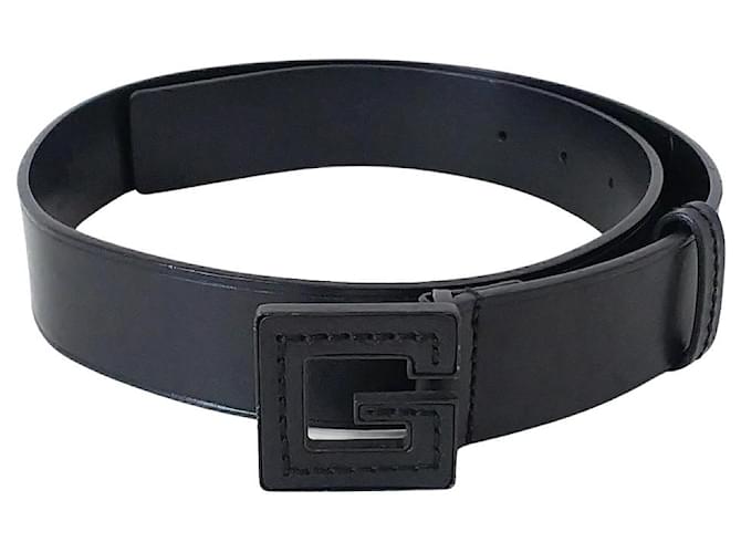 GUCCI Belt Black Leather ref.438710 Joli Closet