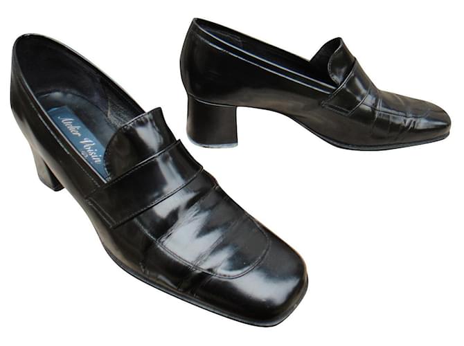 Atelier Voisin p loafers 38 Black Varnish  ref.438748