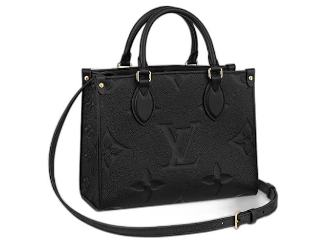Louis Vuitton PM onthego Black Lambskin ref.288406 - Joli Closet