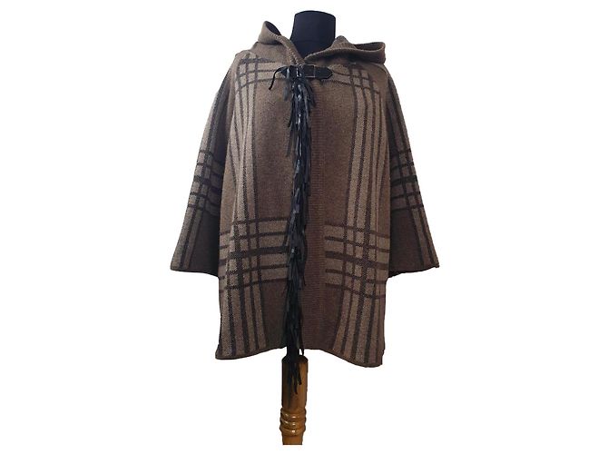 Liu.Jo Strickjacke Braun Beige Wolle