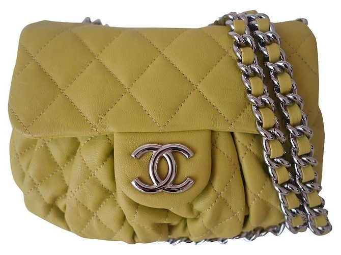 Sac Chanel Chain around Jaune
