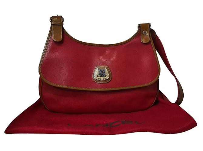 Lancel Handtaschen Rot Leder  ref.439000