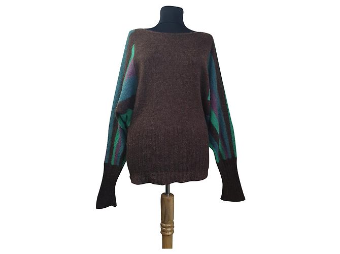 Zucca Mohairwolle Pullover Mehrfarben