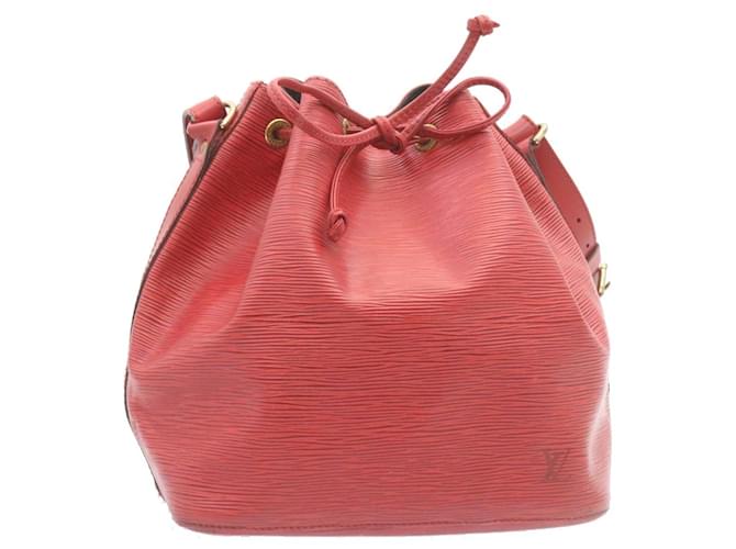 Noe Louis Vuitton Petit Noé Rot Leder  ref.439306