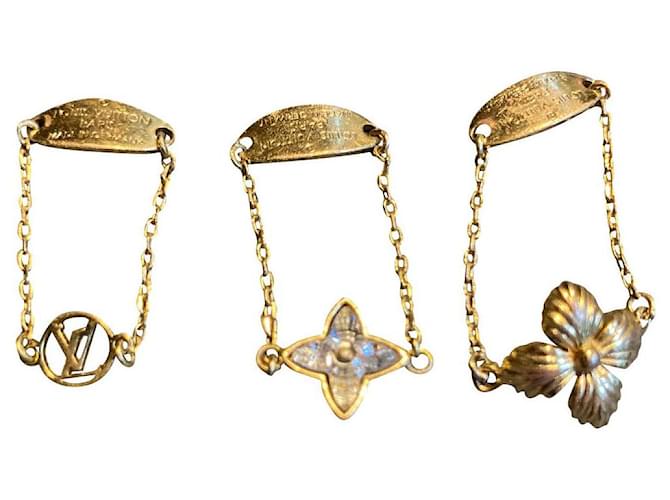 Louis Vuitton Blooming Strass Rings Set Gold hardware Metal ref.439501 -  Joli Closet