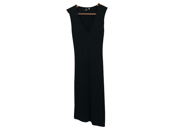 Versace Jeans Couture Kleid Schwarz Acetat