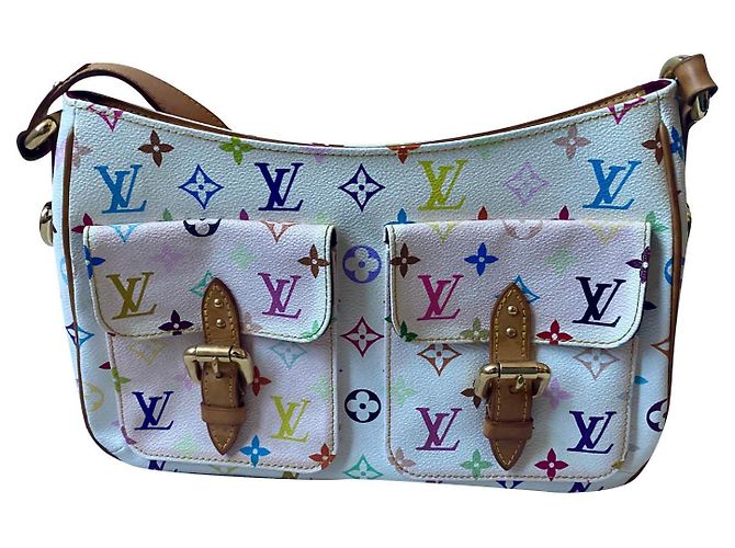 Alma Bolsa de ombro Louis Vuitton lodge pm Branco