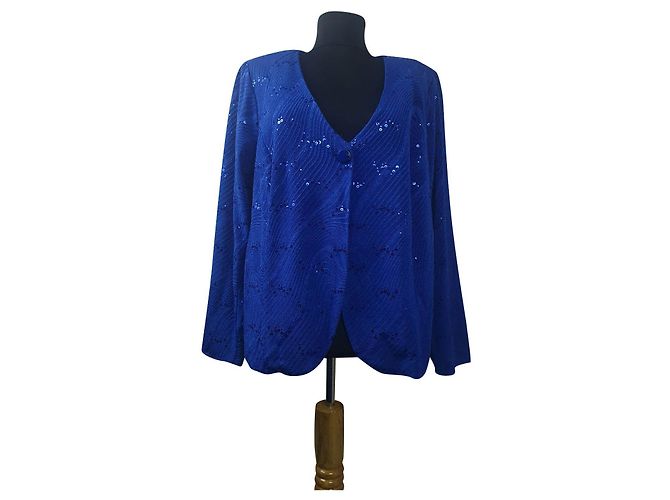 Bob Mackie Blazer Blau Größe XL