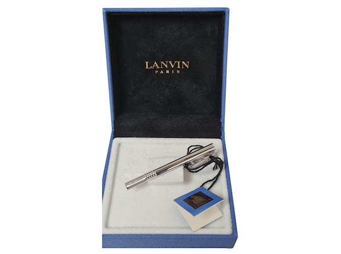 Lanvin Cufflinks Silvery Metal  ref.439593