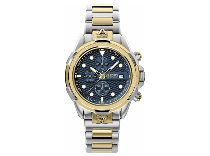 Autre Marque Versus Versace 6e Arrondissement Bracelet Watch Metallic  ref.439813