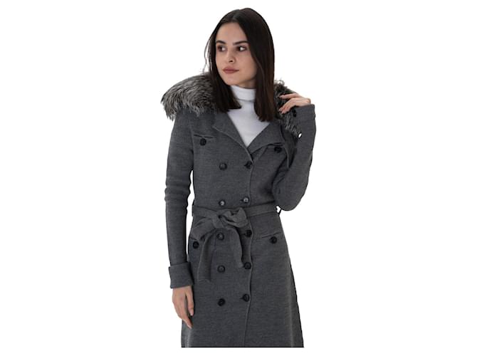 knitted wool coat