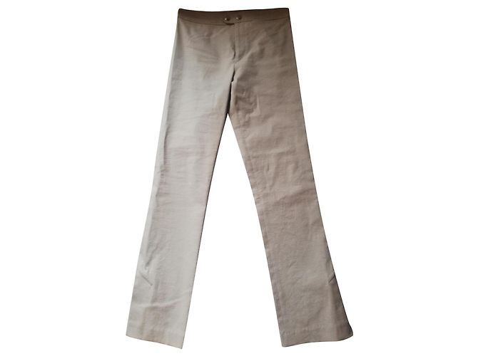 Autre Marque Pantalones Isabel Marant de algodón gris
