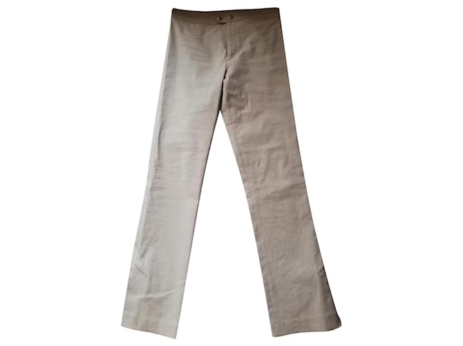 Autre Marque Un pantalon, leggings Coton Gris  ref.440076