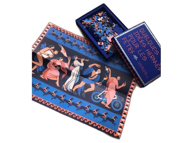 Quebra-cabeça Hermès Robert Rurans Azul 