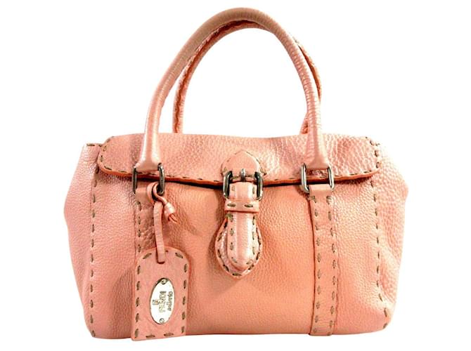 Fendi Selleria Pink Leather ref.440400 - Joli Closet