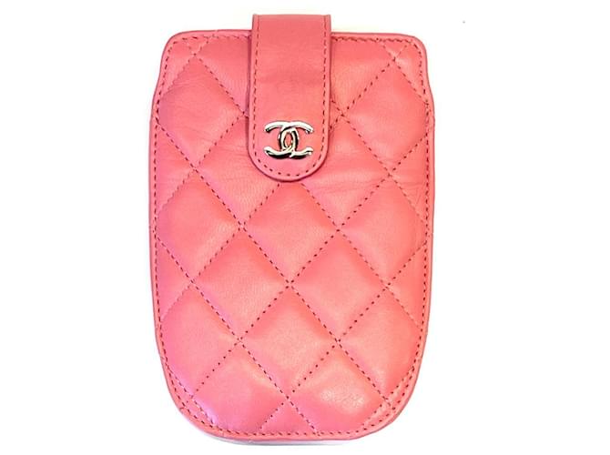 Chanel Classic Pink Leather  ref.440462