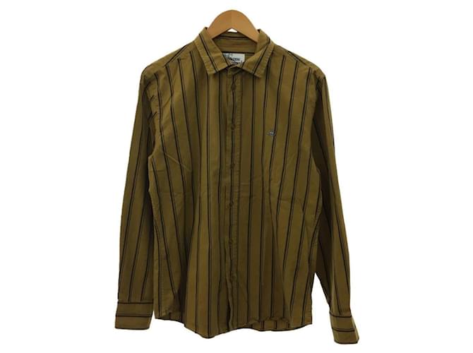 Camisa de botão listrada escura Vivienne Westwood MAN / 50 / Algodão / CML / VW-WR-71020  ref.440718